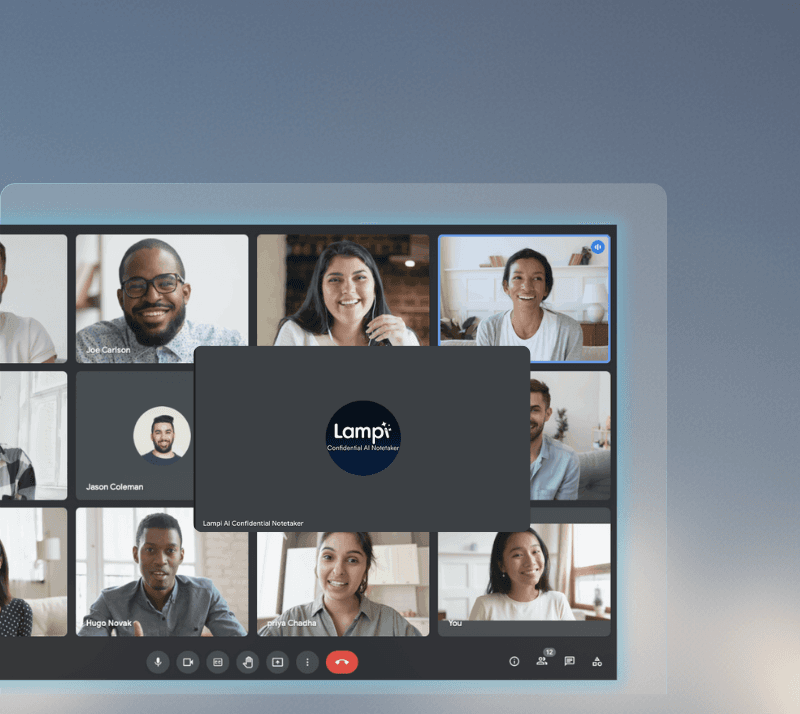 Invite Lampi AI to your meetings