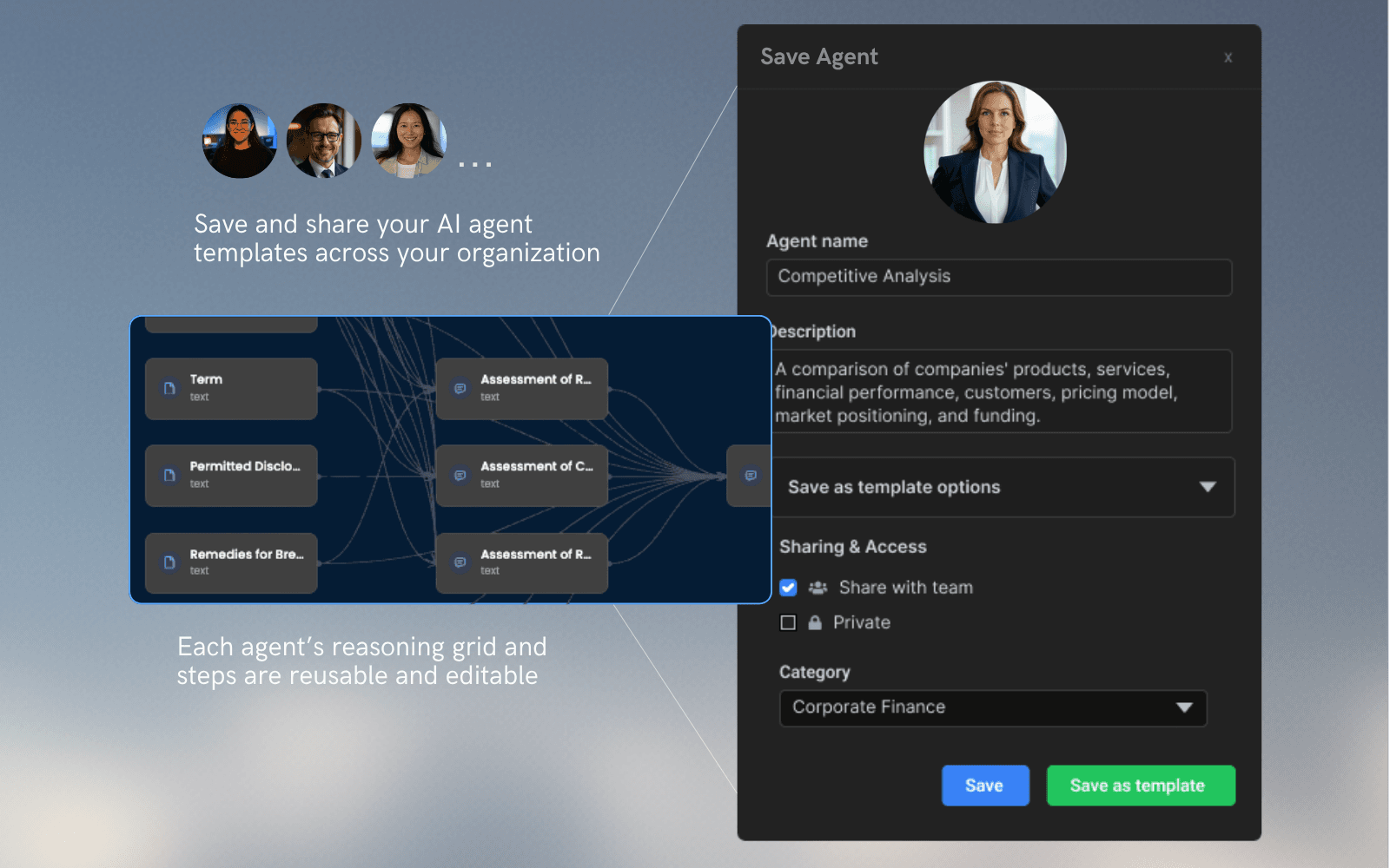 Team Collaboration – Share and scale your best AI agents